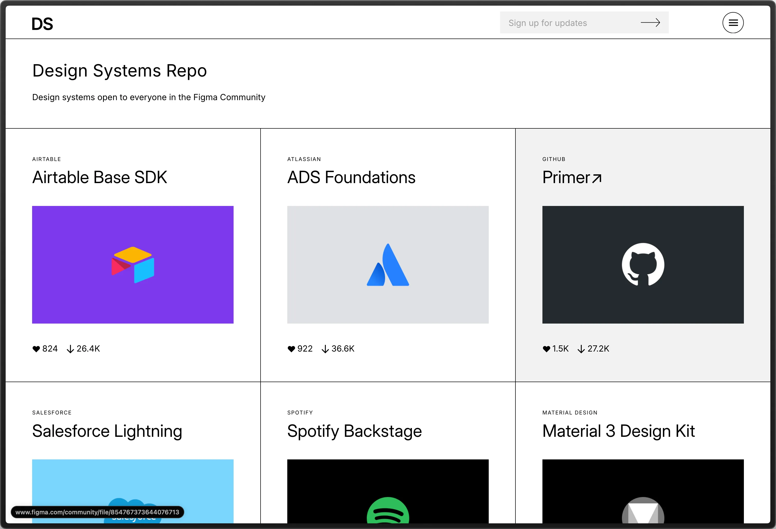 Descubre un sinfín de sistemas de diseño abiertos por empresas Colección de sistemas de diseño